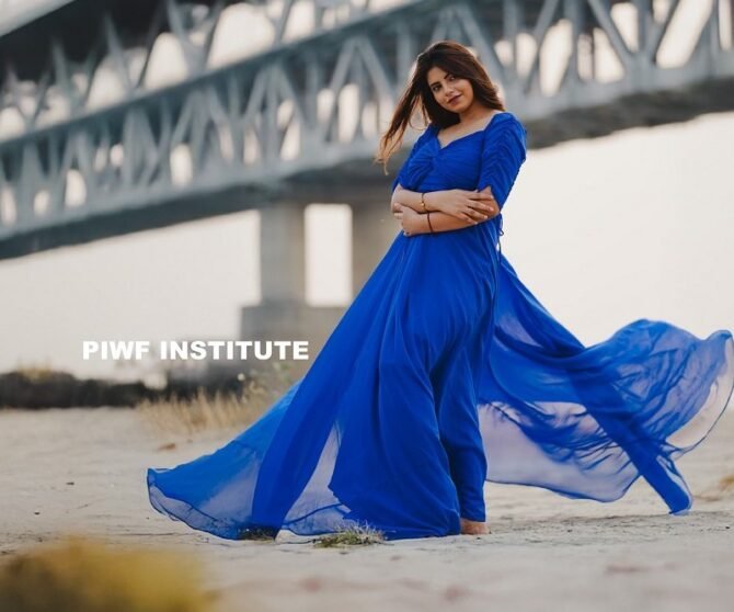 Maternity Photoshoot Flare Gown Dress