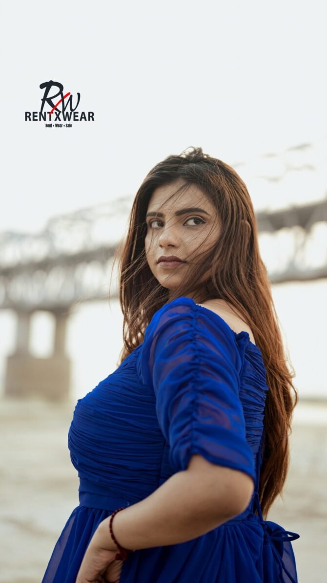 Maternity Photoshoot Flare Gown Dress